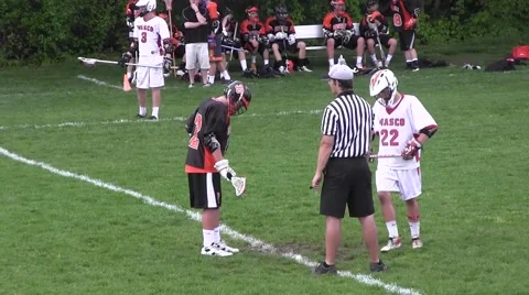 High School Lacrosse Game Part 6 Video stock 47974724