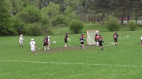 High School Lacrosse Game Part 7 Video stock 47974745