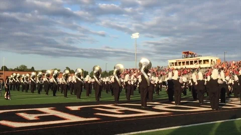 High School Marching Band Video stock 80998211
