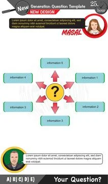 High school, numerical lessons, verbal lessons Stock Illustration
