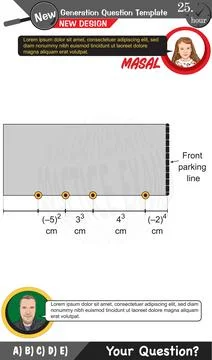 High school, numerical lessons, verbal lessons Stock Illustration