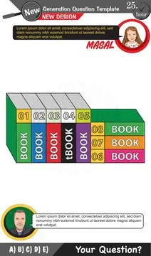 High school, numerical lessons, verbal lessons Stock Illustration