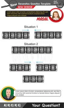 High school, numerical lessons, verbal lessons Stock Illustration