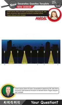 High school, numerical lessons, verbal lessons Stock Illustration