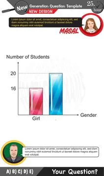 High school, numerical lessons, verbal lessons Stock Illustration