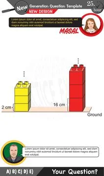 High school, numerical lessons, verbal lessons Stock Illustration