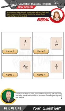 High school, numerical lessons, verbal lessons Stock Illustration