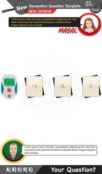 High school, numerical lessons, verbal lessons Stock Illustration