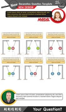 High school, numerical lessons, verbal lessons Stock Illustration