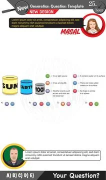 High school, numerical lessons, verbal lessons Stock Illustration