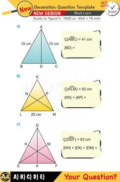 High school, numerical lessons, verbal lessons Stock Illustration