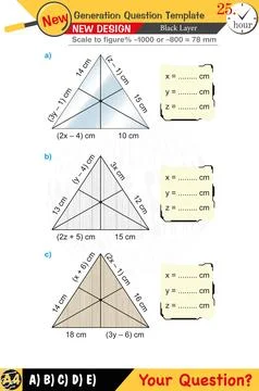 High school, numerical lessons, verbal lessons Stock Illustration