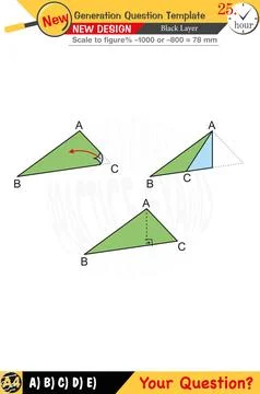 High school, numerical lessons, verbal lessons Stock Illustration