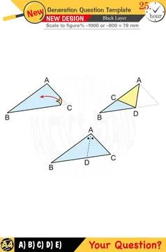 High school, numerical lessons, verbal lessons Stock Illustration