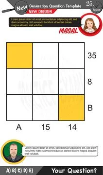 High school, numerical lessons, verbal lessons Stock Illustration