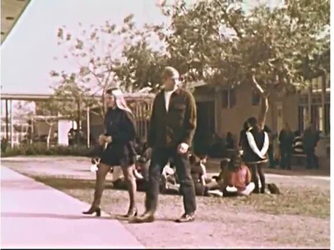 A high school principal in the 1970s talks about an experimental program that Stock Footage 75414182