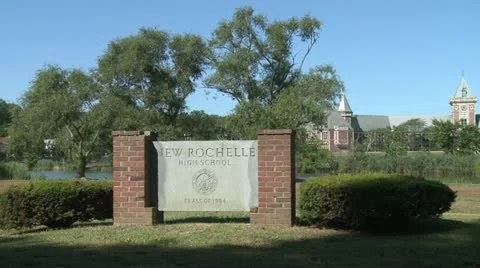 High school sign (1 of 2) Video stock 12667734