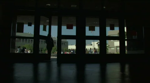 High School Silhouette Vídeos de archivo 397272