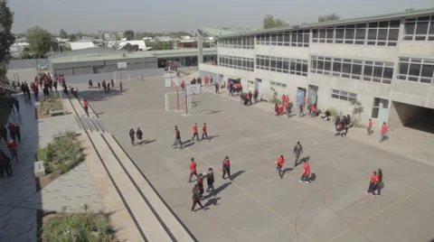 High School Skyline Stock Footage 46394376