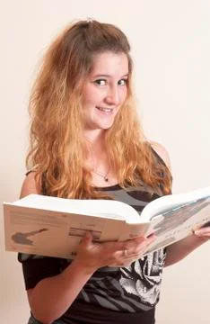 High school student does advanced courses Stock Photos