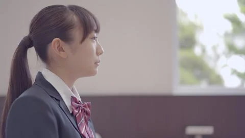 High School Student Interview Scene Stock Footage 332750064