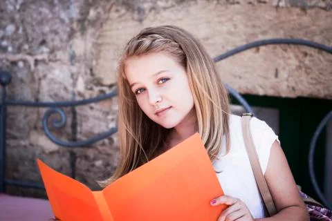 High school student Foto stock