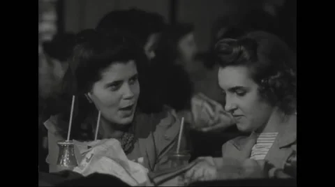 High school students at cafeteria Stock Footage