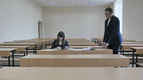 High School Students Doing Homework In Classroom Stock Footage 134945063
