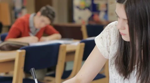 High school students Stock Footage 22664571