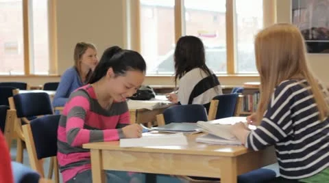 High school students Stock Footage 22664581