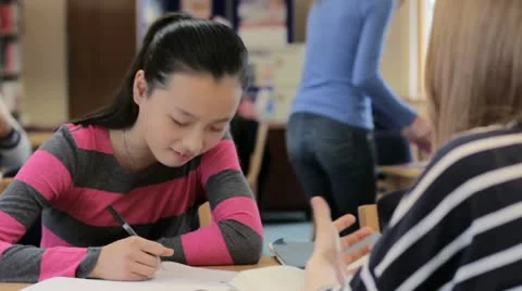 High school students Stock Footage 22664583