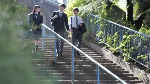 High school students  Video stock 161855448