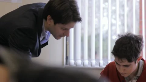 High school teaching Stock Footage 22666850