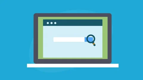 High search engine ranking, SEO web traffic growth business animation. Stock Footage 264247574