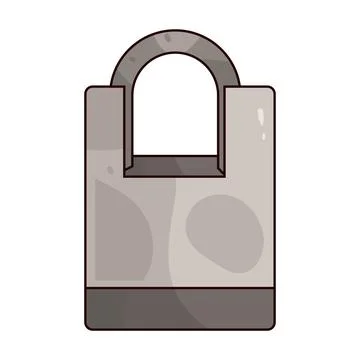 High Security Padlock illustration Stock Illustration
