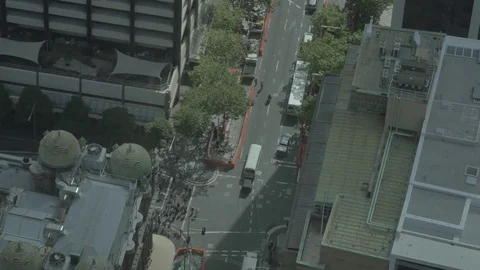 High Shot - Sydney Traffic Stock Footage 81674575