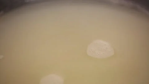 High soup, thick soup, fish soup, milk white cream soup (3) Stock Footage 202234332
