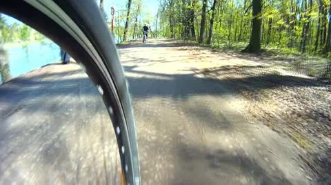 High-speed bicycle Stock-Footage 10917847