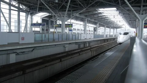 A high speed bullet Train Stock Footage 239020371