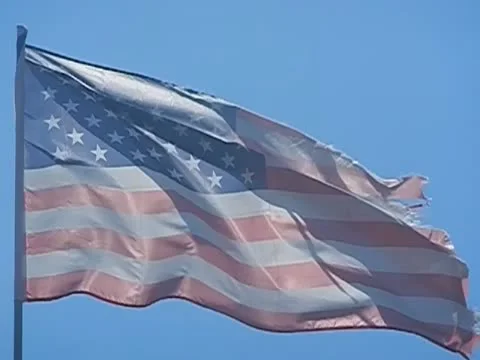 High speed camera, american flag, usa flag Stock Footage 12035942
