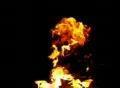 High Speed Camera : Fire 01 Blow up Loop Footage