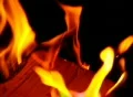 High Speed Camera : Fire wood 02 Loop Web Footage