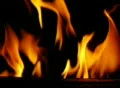 High Speed Camera : Fire wood 01 Loop Footage