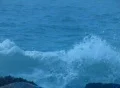 High Speed Camera : Ocean Waves 3 Waves crashing on rocks Web Footage