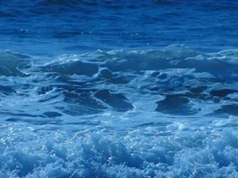 High Speed Camera : Ocean Waves 16 Waves crashing on beach Loop Stock Footage 354145