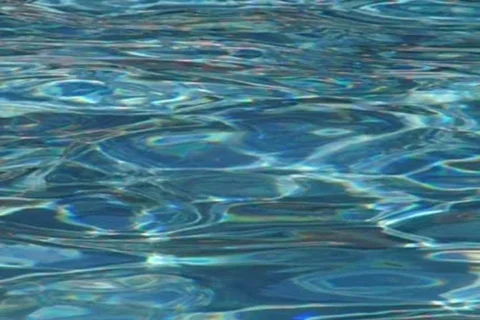 High Speed Camera : Pool Water Surface 12 Loop Stock Footage
