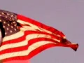 High Speed Camera USA Flag Sunset 05 Loop Web Footage