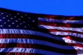 High Speed Camera USA Flag 03 Loop Footage