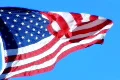 High Speed Camera USA Flag 07 Loop Footage