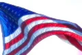 High Speed Camera USA Flag 08 Loop Footage